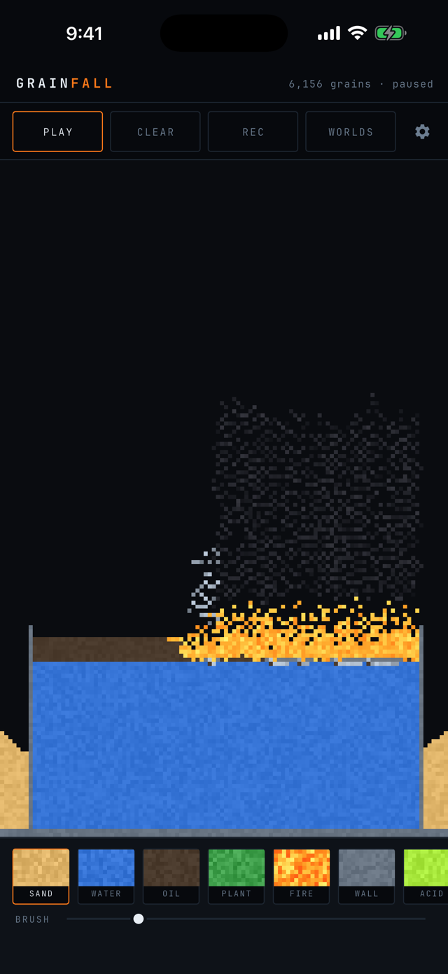 Oil burning on the surface of a water basin, smoke billowing above the flames